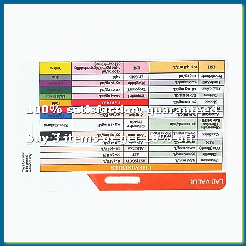 Lab Value and Order of Blood D - Medical Lab Values recension och pris
