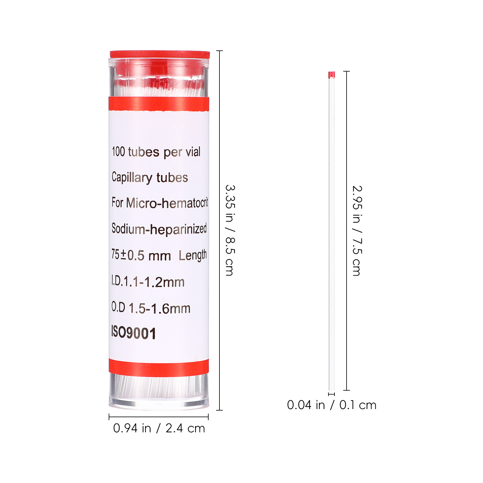 75mm Glass Capillary Tube Hema - Medical Lab Youtube recension och pris